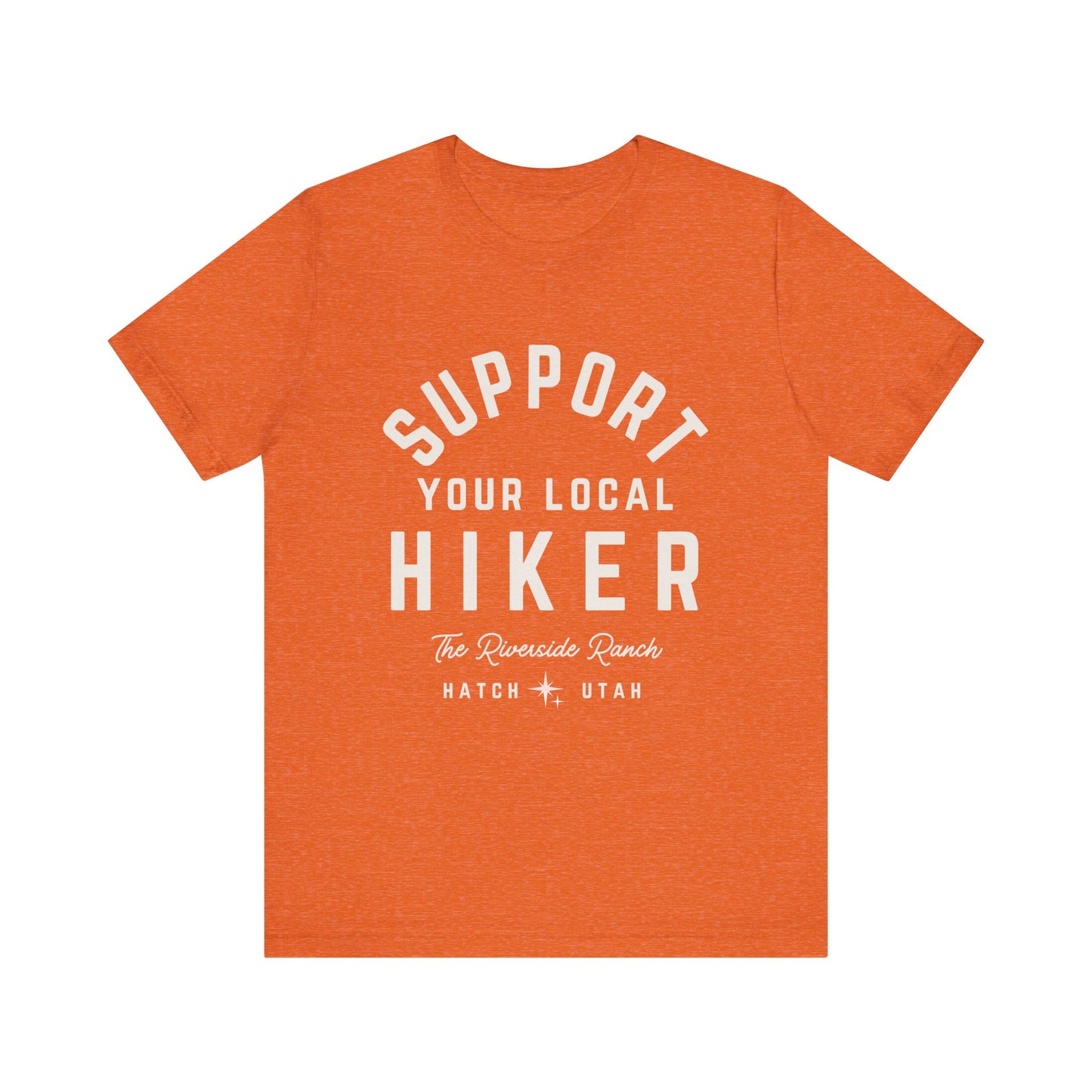 Support Your Local Hiker Soft Jersey Tee - Perfect for Nature Lovers