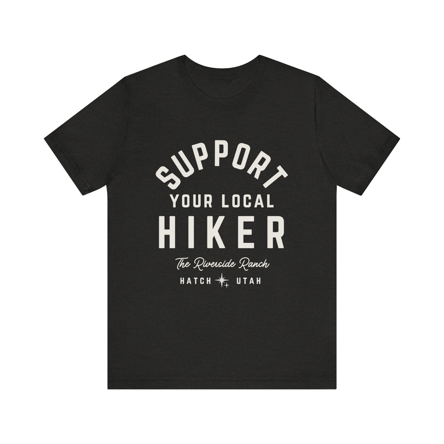 Support Your Local Hiker Soft Jersey Tee - Perfect for Nature Lovers