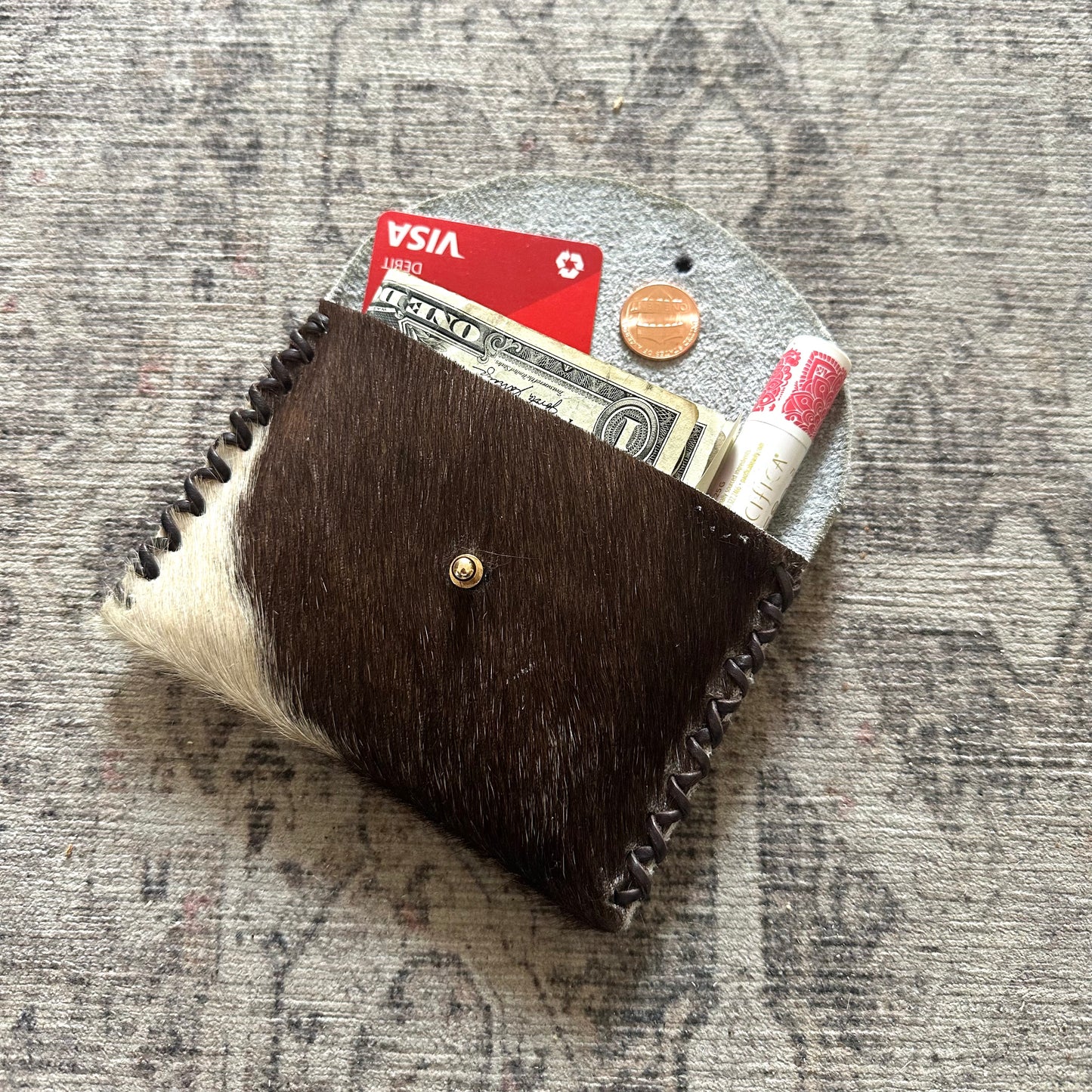 Hair on Hide Coin Pouch