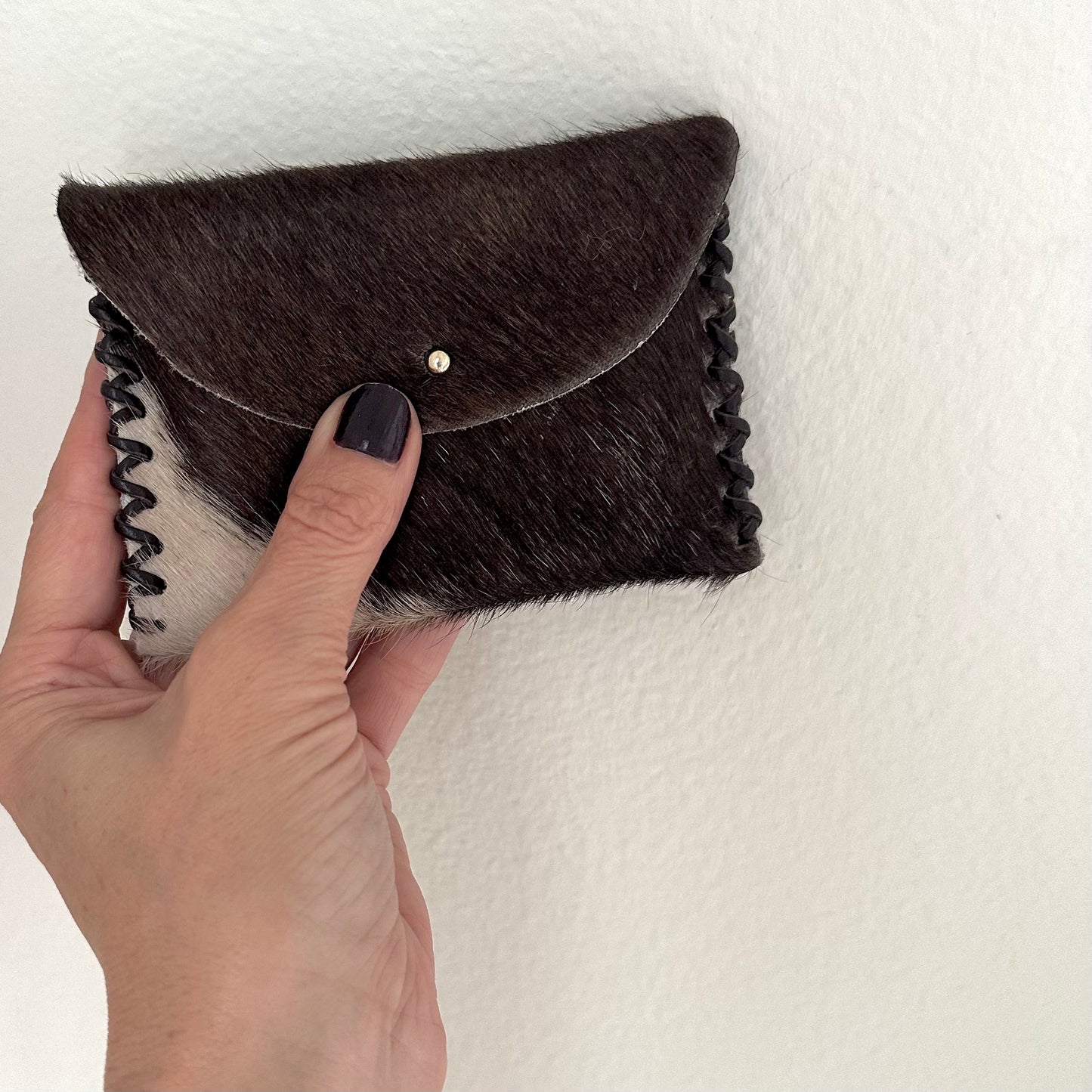 Hair on Hide Coin Pouch