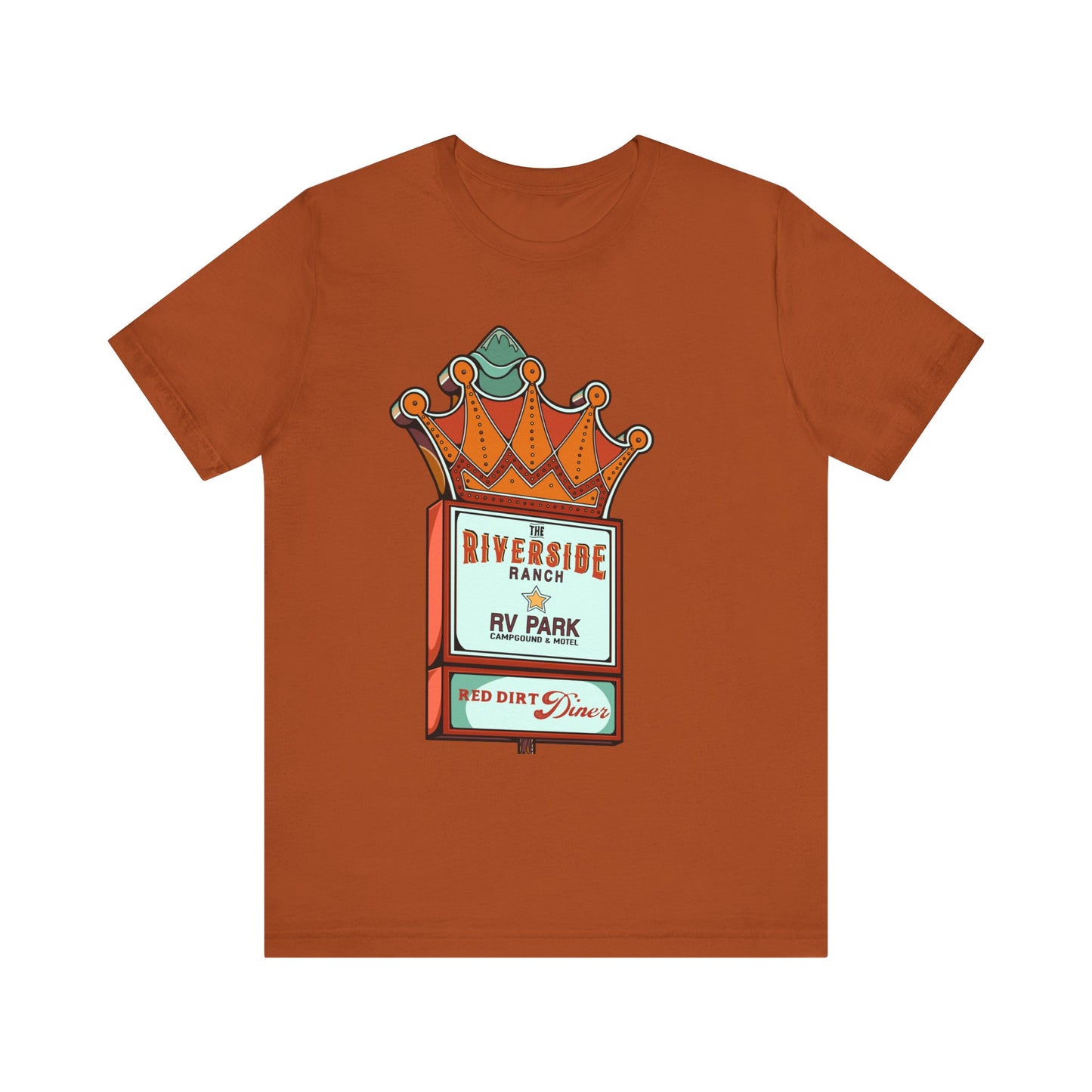 Retro RV Park Short Sleeve Tee | Unisex Vintage Diner Shirt